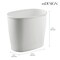 mDesign Plastic 2.25 Gallon Slim Trash Can Garbage Wastebasket Bin
